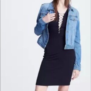 T by Alexander Wang Lace-Up Dress Size XS Size 0-2